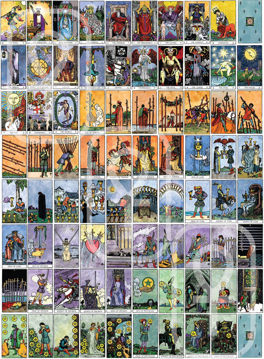 The Weiser Tarot Card Sticker Book: Over 2,500 Stickers