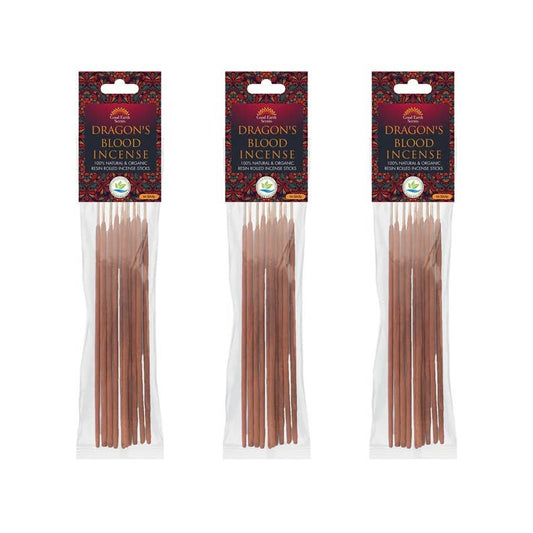 Dragon's Blood Artisan Resin Rolled Incense Sticks