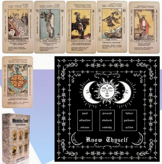 Tarot Deck with Reading Cloth – 78 Cards