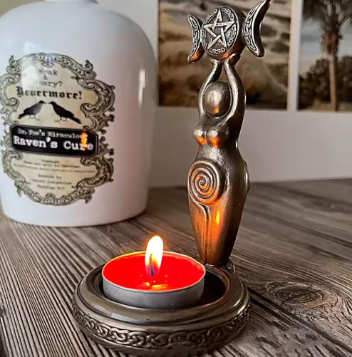 Resin Triple Moon Goddess